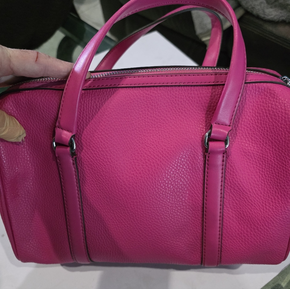Michael Kors Fuchsia Satchel - Picture 3 of 7